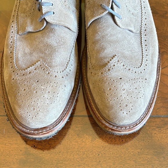 To Boot Gray Suede Brogue Oxfords main image 8